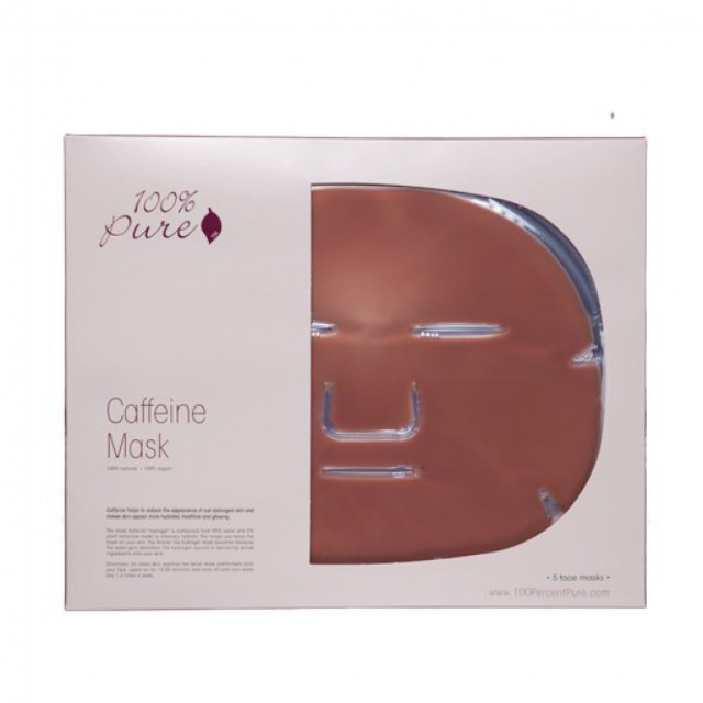 Pleťová hydrogelová regenerační maska Kofein 5 ks